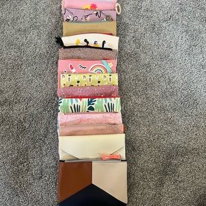 13 Ipsy makeup bags, size 7.5” x 5”
